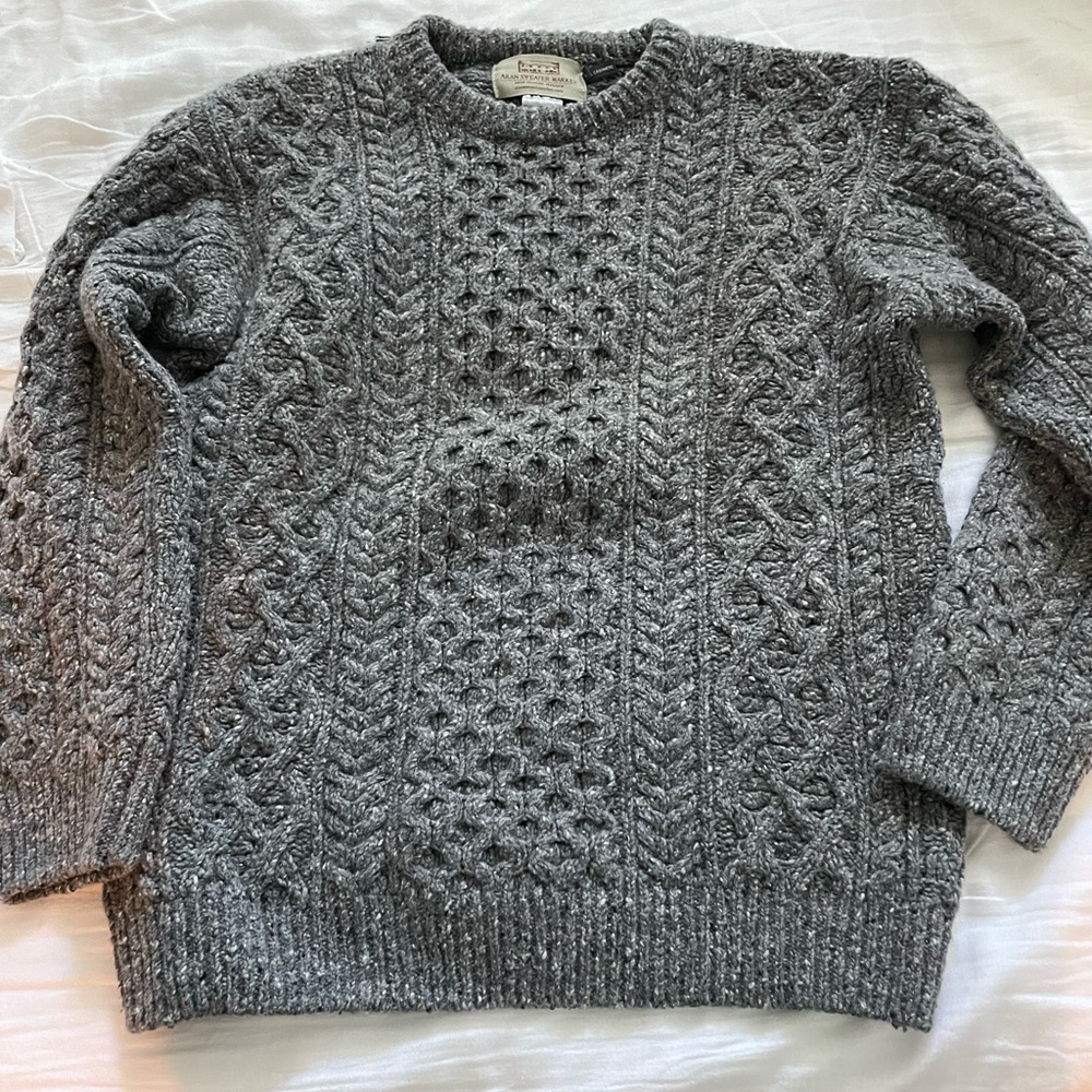 Wool / Cashmere Aran Sweater